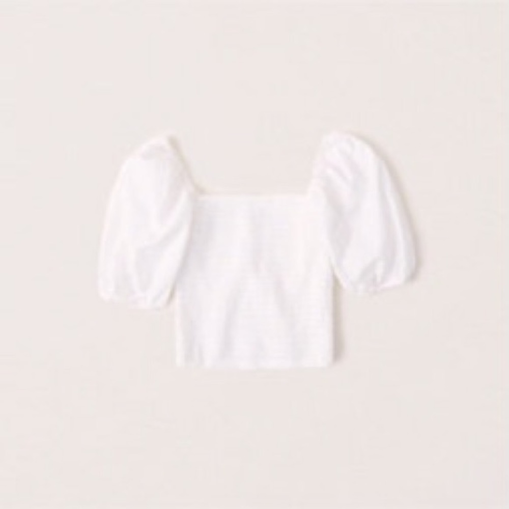 Smocked Puff Sleeve Top